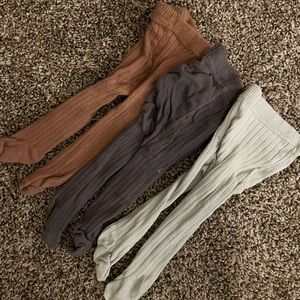 Quincy Mae set of 3 tights